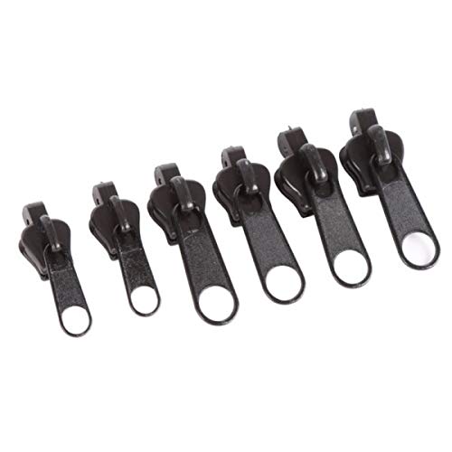 Xuccus Universal Zipper Repair Kit - Fix Broken Zipper Sliders & Teeth, Replacement Zipper Pull for Jackets, Bags, Luggage (Color C) - Emergency Travel & Home Repair Solution