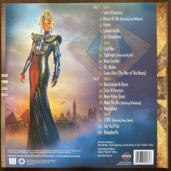 Janelle Monáe The Archandroid 2xLP Vinyl Album Gatefold (Near Mint NM/M) - Limited Edition Collectible for Music Lovers & Audiophiles