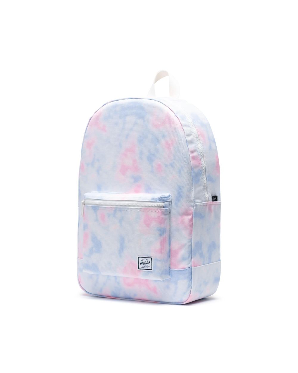 Herschel Supply Co. Daypack Backpack - Tie Dye Print & Blanc De Blanc Colors - Stylish Laptop Bag for College, Travel & Everyday Use