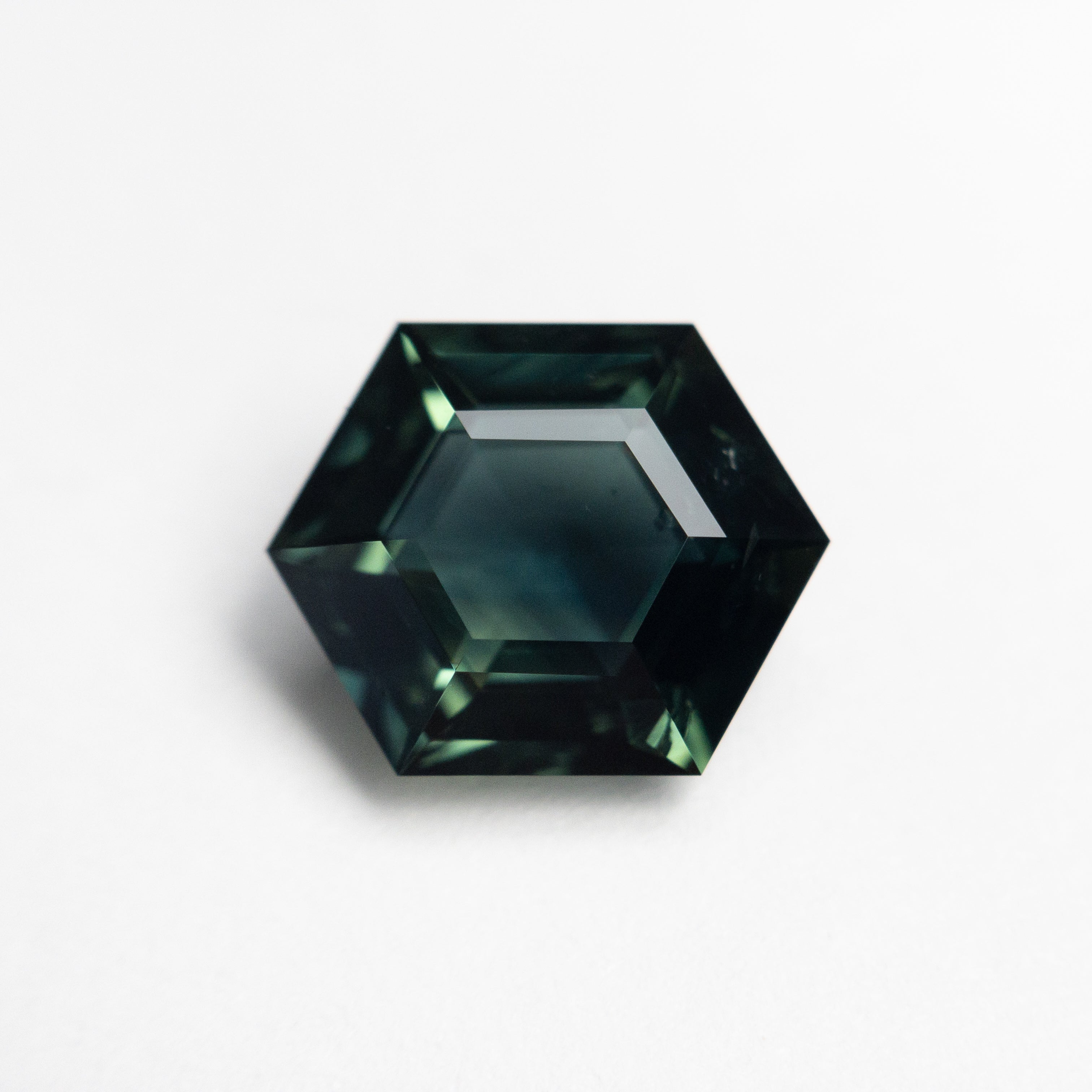 2.77ct Natural Hexagon Step Cut Blue Sapphire Gemstone - 9.86x7.96x4.28mm for Jewelry Making, Engagement Rings & Fine Collections