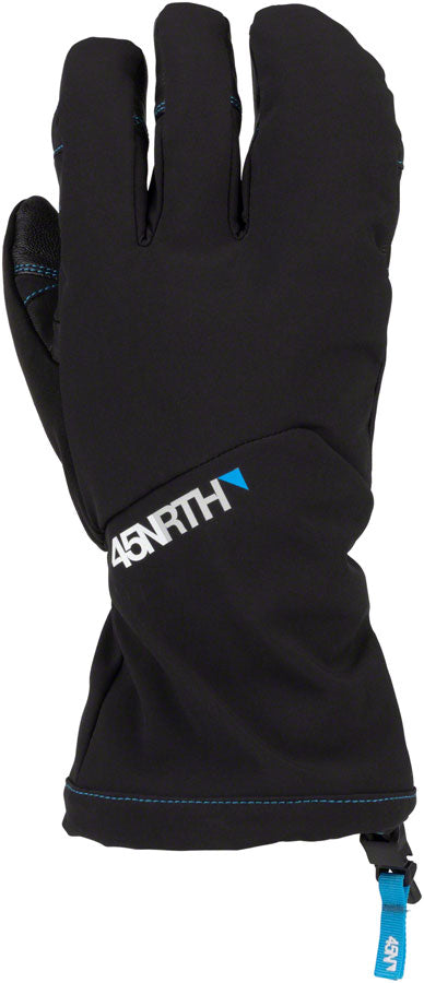 45NRTH 2024 Sturmfist 4 Gloves - Black Lobster Style X Small - Winter Cycling & Snow Sports Gloves for Extreme Cold Weather Protection