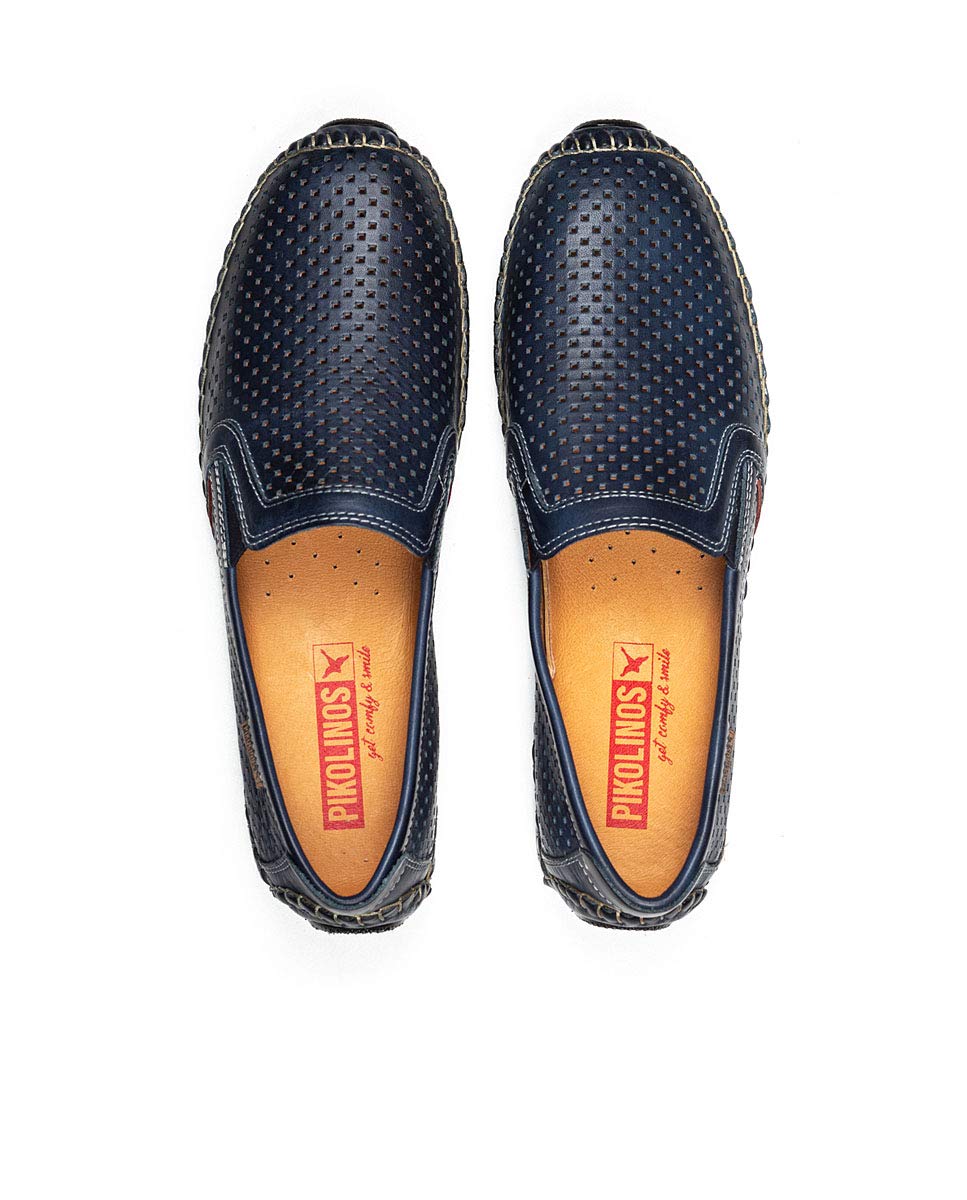 PIKOLINOS Men's Leather Loafers - Jerez Style Comfortable Slip-On Shoes for Casual & Business Wear