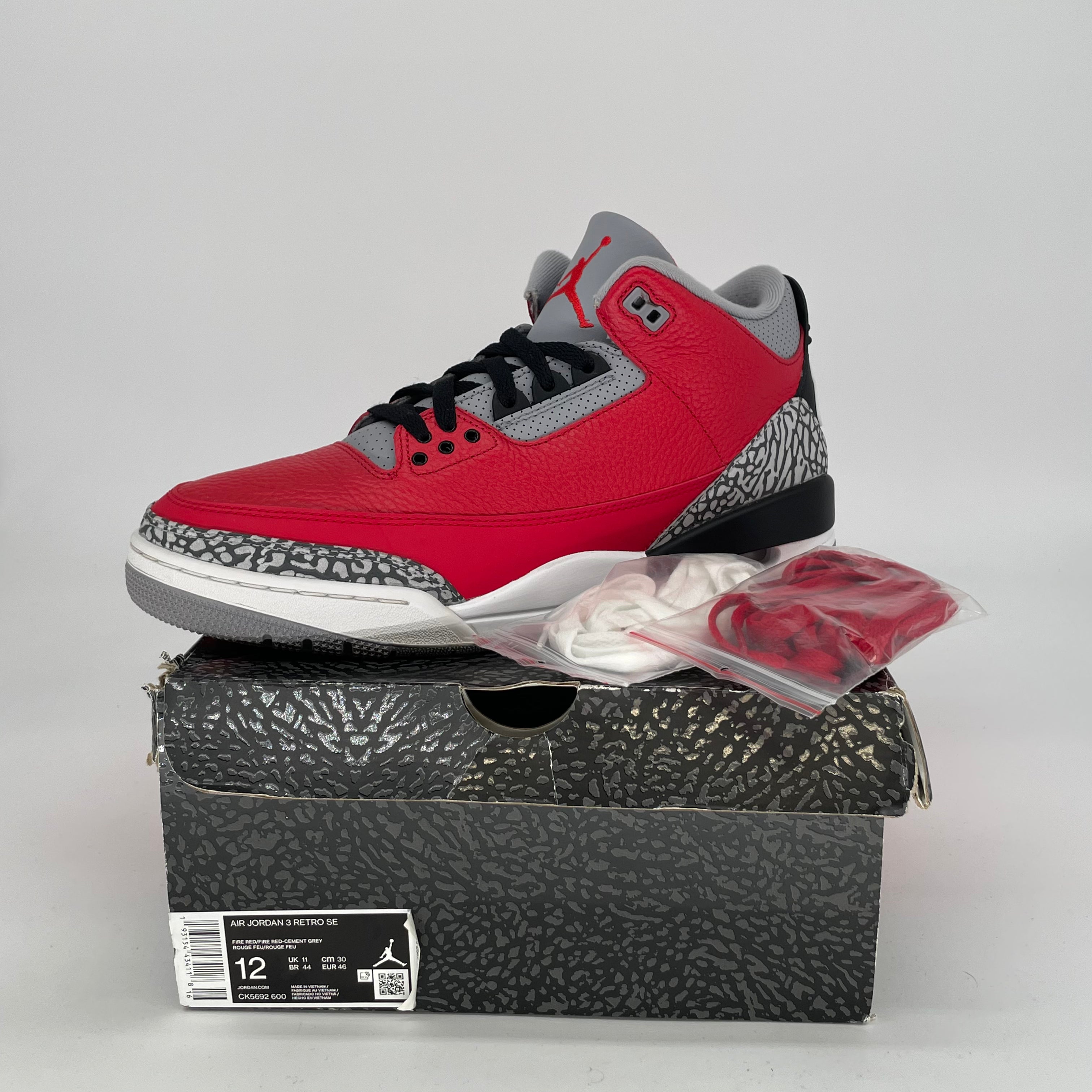 AIR JORDAN 3 UNITE Retro Basketball Shoes Men's Size 12 - CK5692-600 | Authentic Nike Sneakers for Running, Gym & Streetwear Fashion