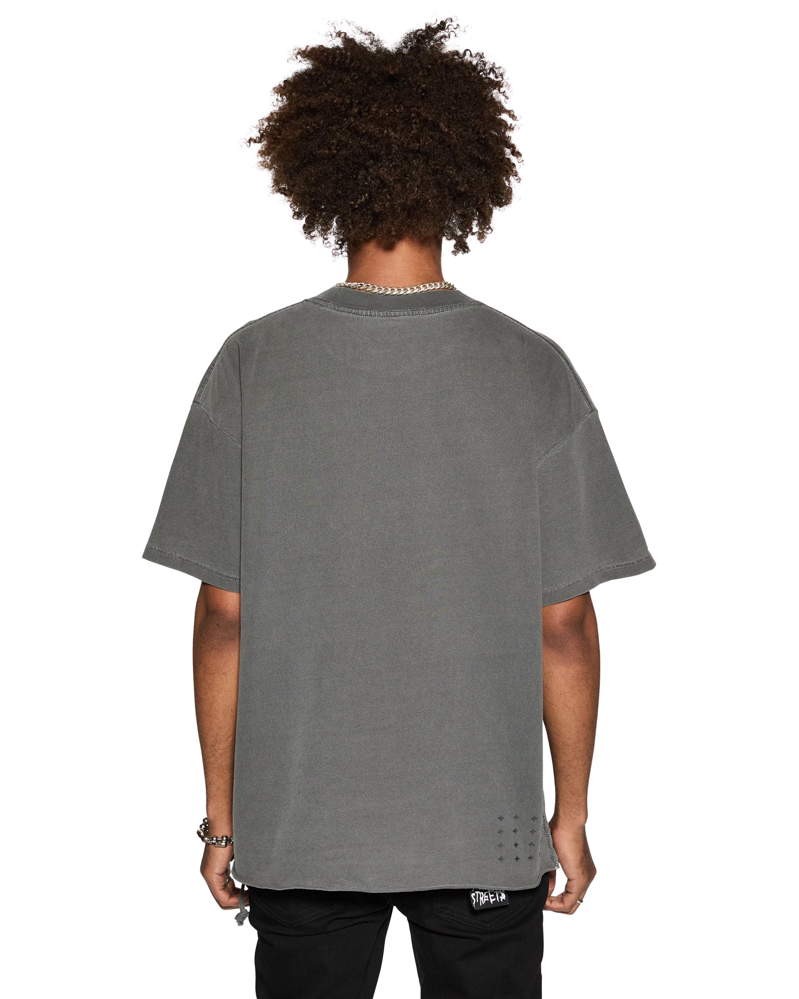 Dead EKCESS Short Sleeve T-Shirt for Men - Charcoal Grey Casual Tee - Perfect for Streetwear, Gym & Everyday Outfits