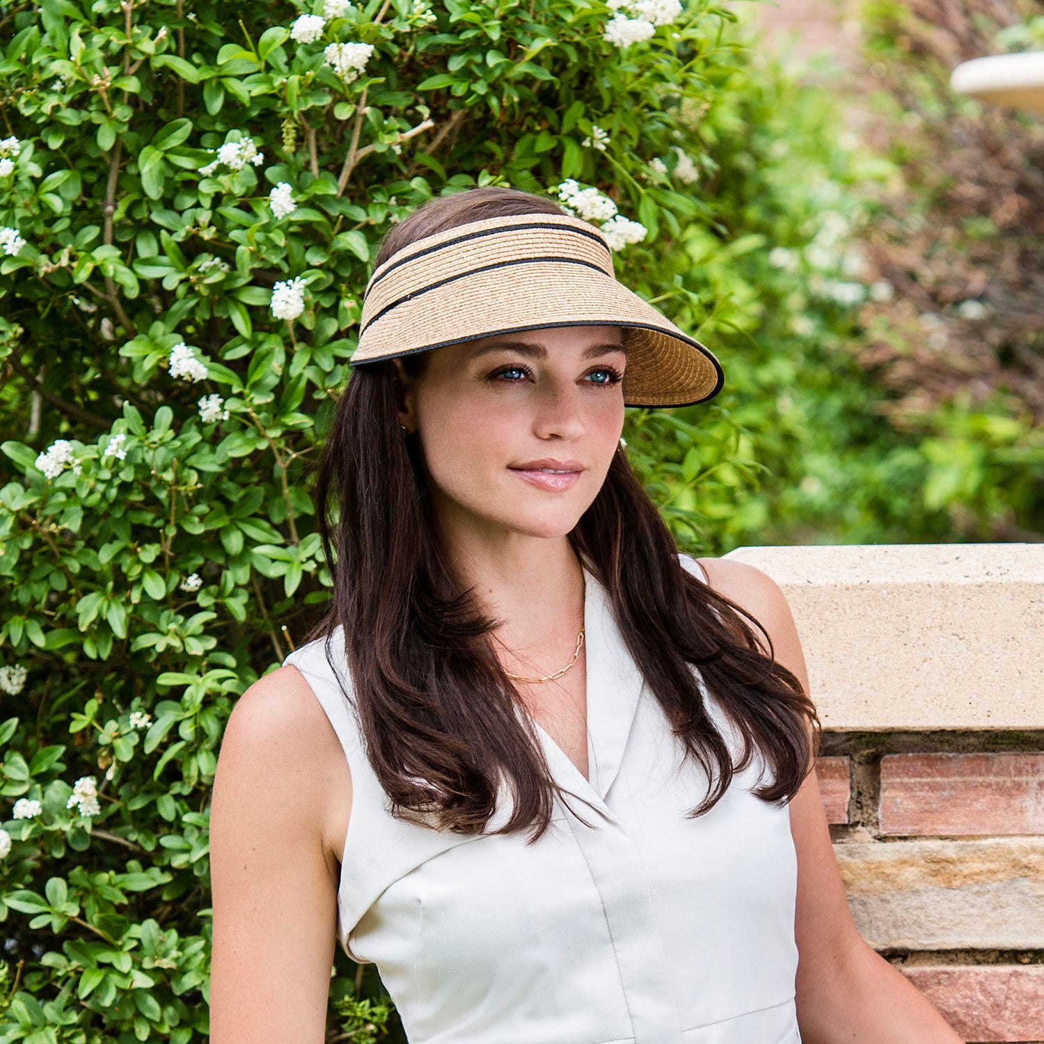 Carkella Lily Visor - Stylish Sun Visor for Women, UV Protection, Adjustable Headband - Perfect for Driving, Outdoor Activities, and Beach Trips