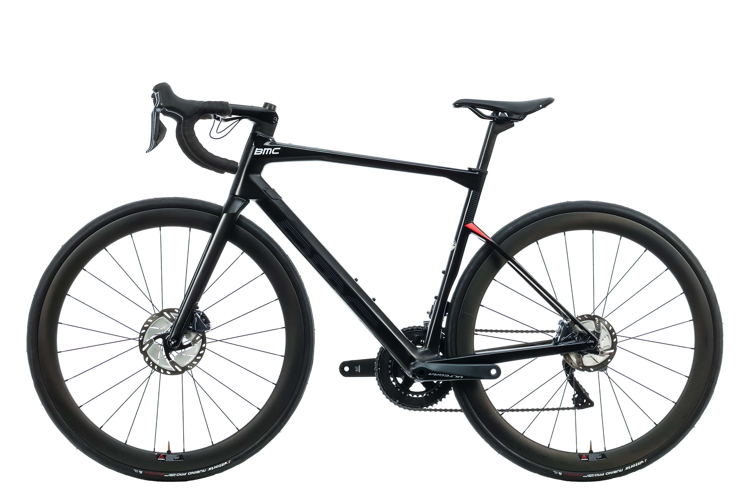BMC Roadmachine 01 FOUR Road Bike 2019 - 54cm Carbon Frame, Shimano Ultegra Groupset | Perfect for Road Racing, Endurance Cycling & Long-Distance Training