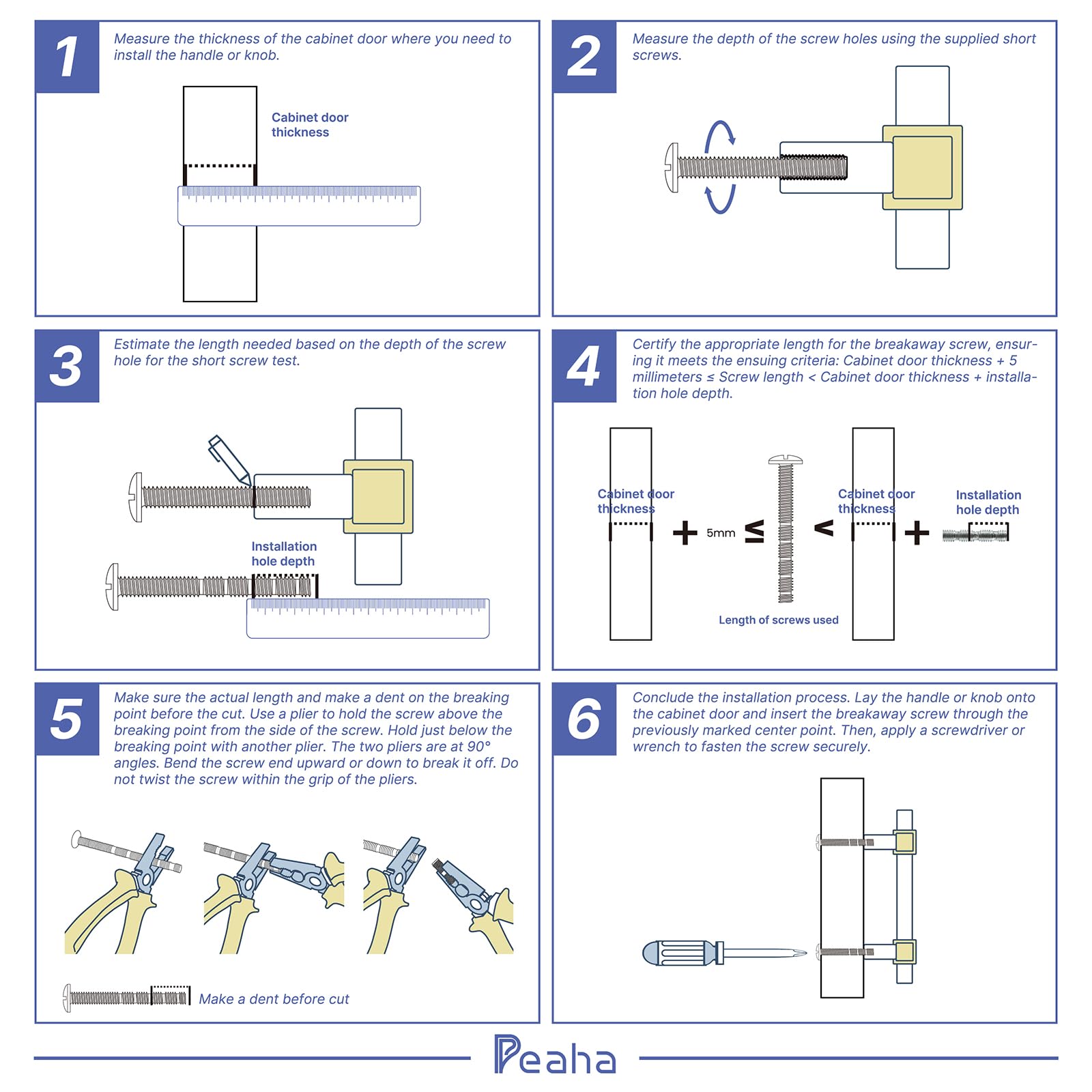 25 Pack Brass Cabinet Pulls - 3