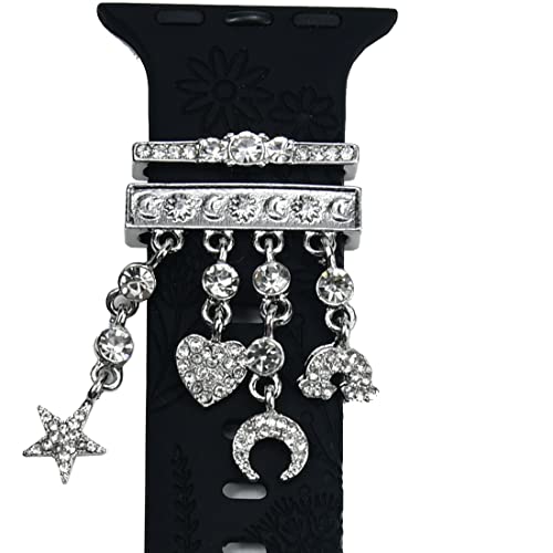 silver moon star Pendant