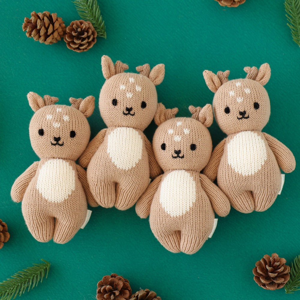 Cuddle Kind Baby Fawn Plush Stuffed Animal - Ultra Soft Huggable Deer Toy for Kids & Toddlers - Perfect for Nursery Decor, Baby Shower Gifts & Cuddling Comfort