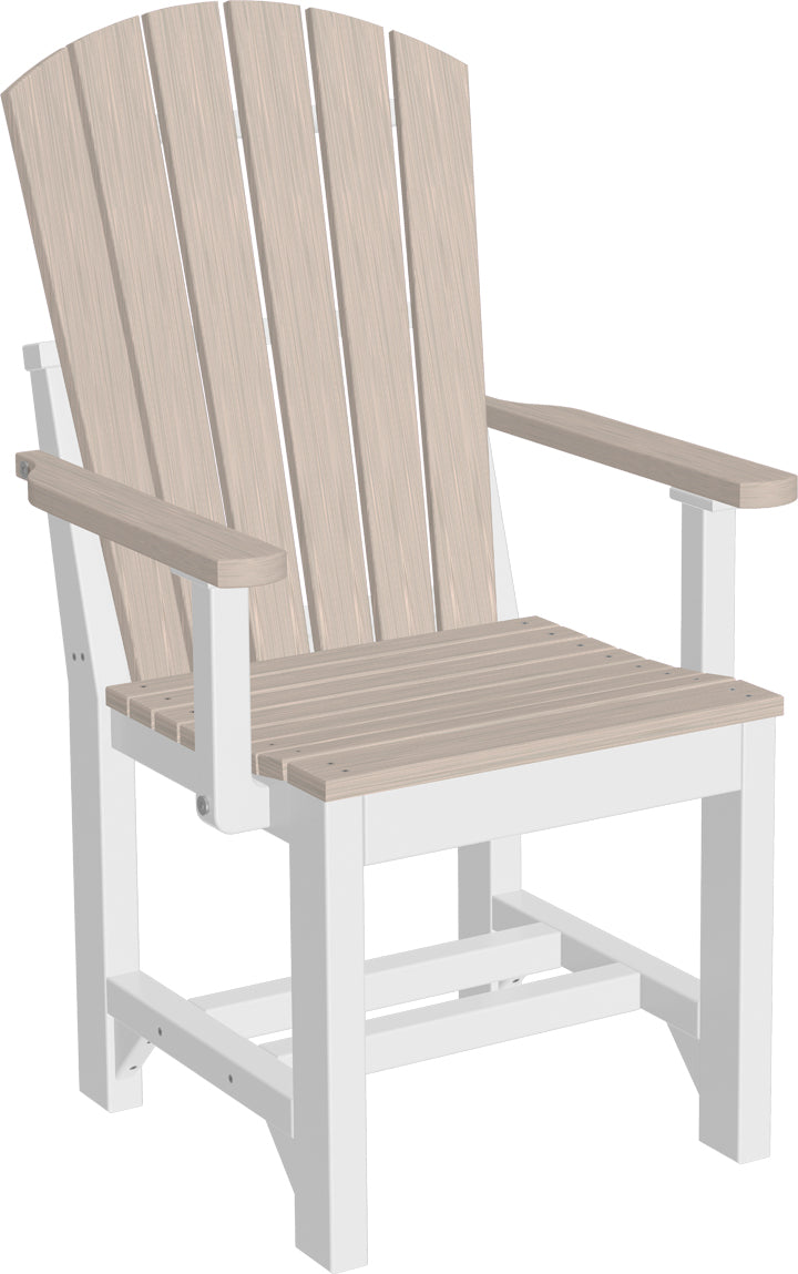 Premium Adirondack Arm Chair - Outdoor Dining Height, Weather-Resistant & Comfortable - Perfect for Patio, Deck, Garden, and Backyard Relaxation