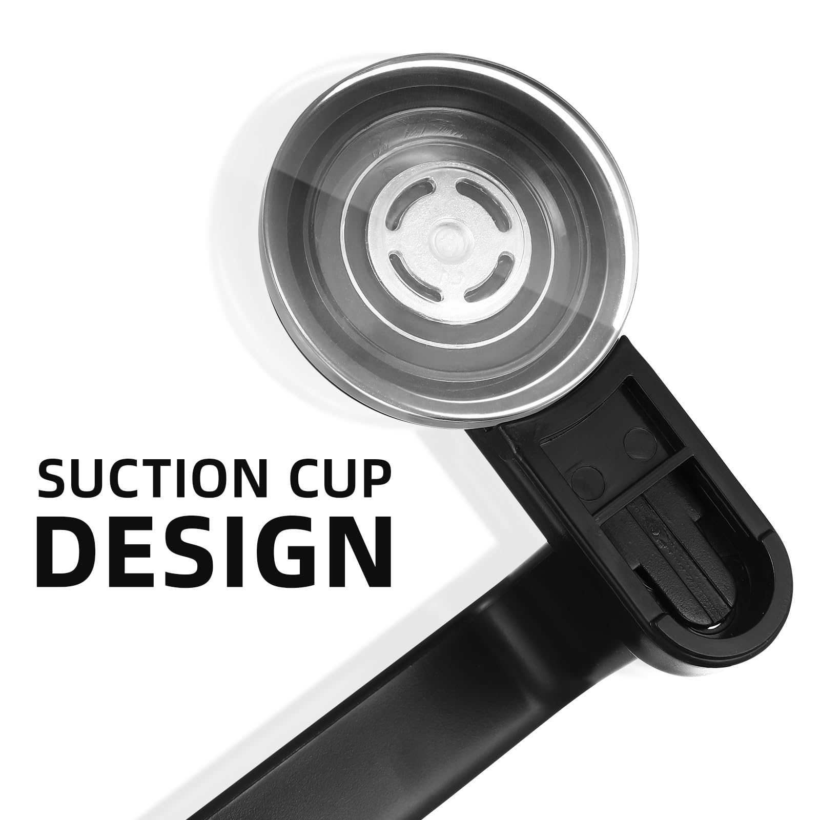 Wall-Mounted Bathroom Tissue Paper Holder with Suction Cup - Black Toilet Paper Roll Organizer for Kitchen, Bathroom & Craft Room - Space-Saving Home & Office Storage Solution