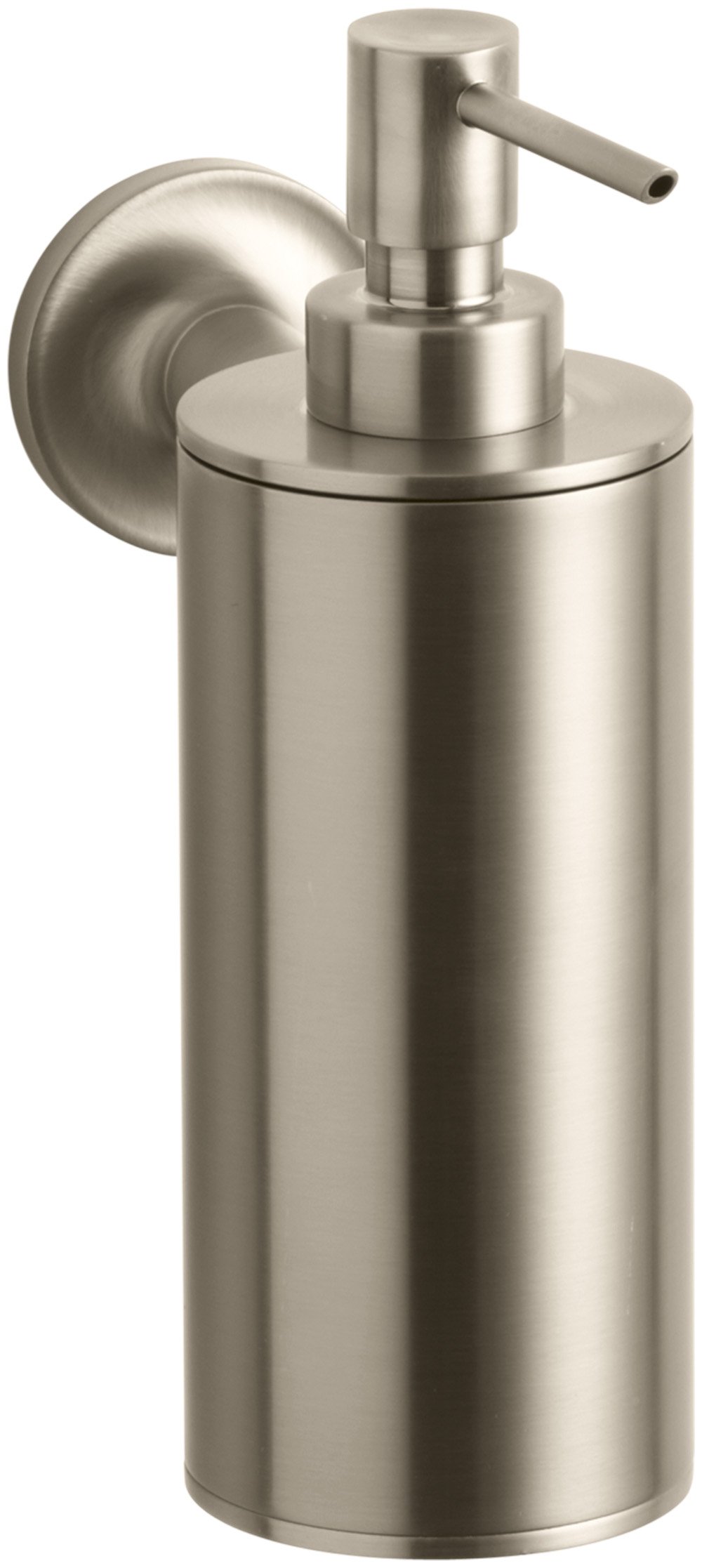 KOHLER PURIST® Wall-Mounted Soap Dispenser - Modern Touchless Bathroom & Kitchen Hand Soap Dispenser for Home, Office, or Commercial Use