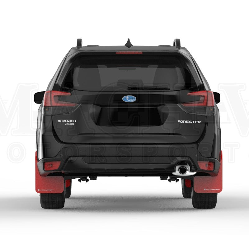 Rally Armor UR Mud Flaps for Subaru Forester 2018-2023 | Heavy Duty Splash Guards | Off-Road & Winter Driving Protection