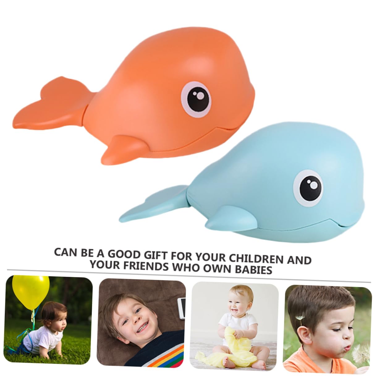 DRESSOOS 2-Pack Wind-Up Bath Toys for Kids - Fun Swimming Duck & Floating Animal Play Set - Safe Plastic Bathtub Toys for Toddlers & Children - Perfect for Bath Time Fun & Water Play Activities