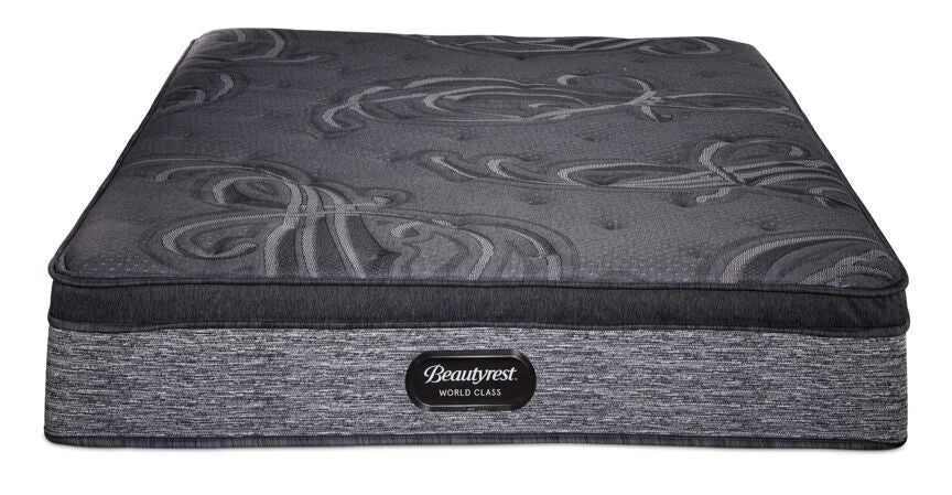 Beautyrest World Class Monarch Firm Mattress - Premium Support for Back Pain Relief, Queen Size, Cooling Gel Memory Foam - Perfect for Master Bedroom & Guest Room Comfort