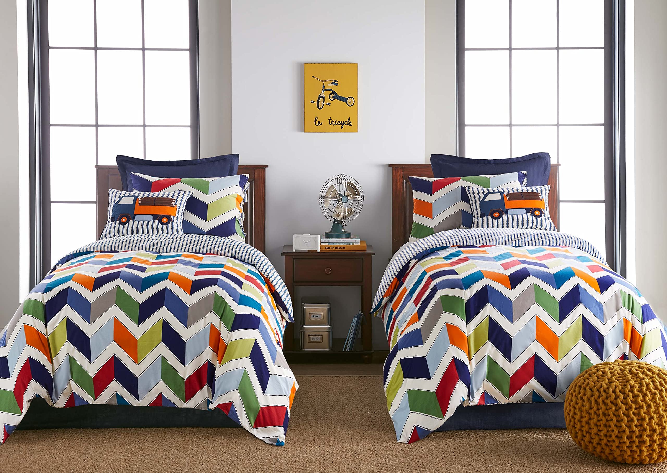 Levtex Home Dominik Duvet Cover Set - Full/Queen Size 90