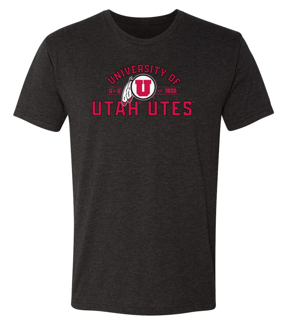 Premium CornBorn Utah Utes Tri-Blend T-Shirts - Soft & Breathable College Fan Apparel for Game Day, Tailgating & Casual Wear