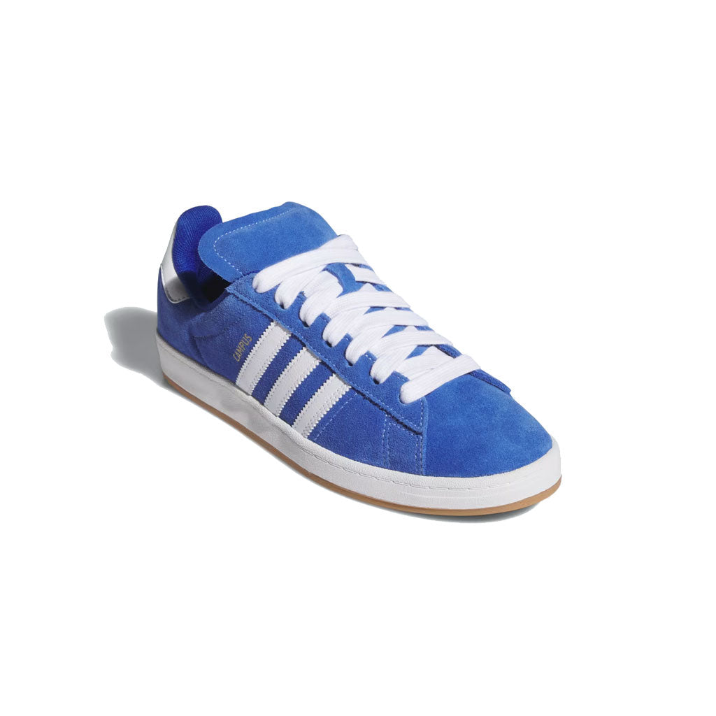 Adidas Campus ADV Sneakers for Men - Royal Blue, Cloud White & Gold Metallic Colorway | Casual Streetwear Shoes for Running, Walking & Everyday Wear