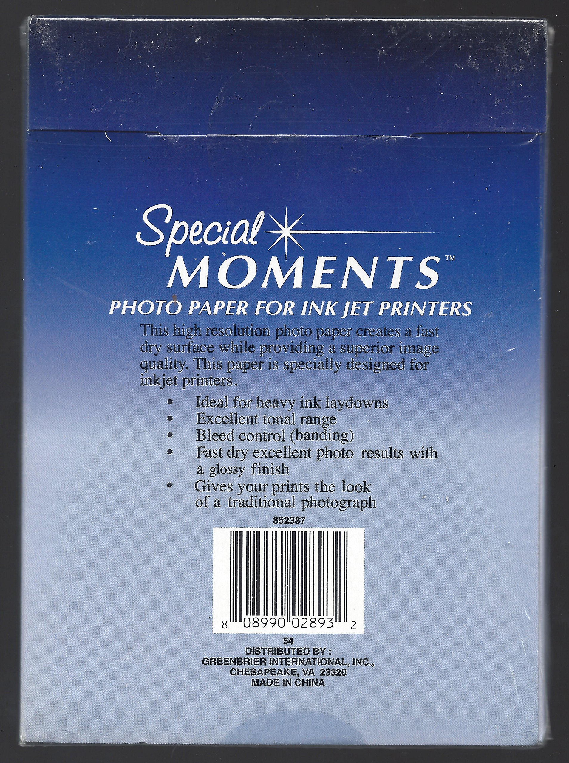 Premium Photo Paper for Inkjet Printers - High-Quality Glossy Finish for Stunning Prints | Perfect for Family Photos, Wedding Albums & Wall Decor