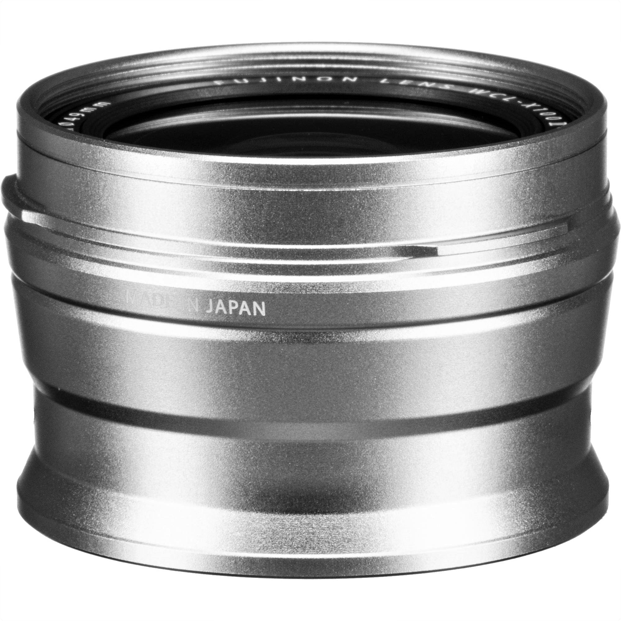 Fujifilm WCL X100 II Wide Conversion Lens (Black & Silver) - Expand Your Photography Horizons for Landscapes & Architecture Shots
