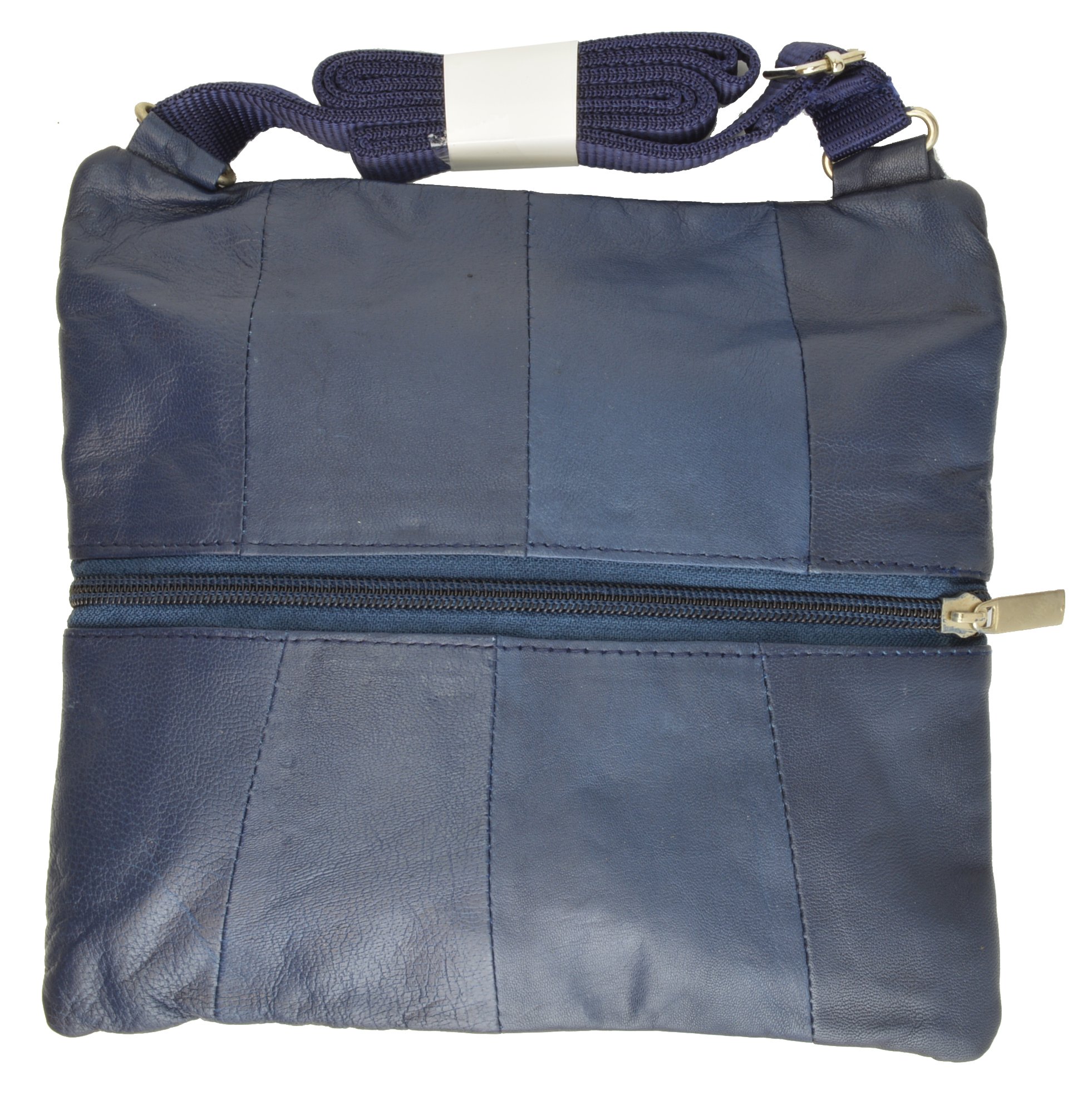 Stylish Lambskin Leather Crossbody Bag with Double Compartments - Convertible Belt Purse for Women | Perfect for Travel, Shopping & Everyday Use