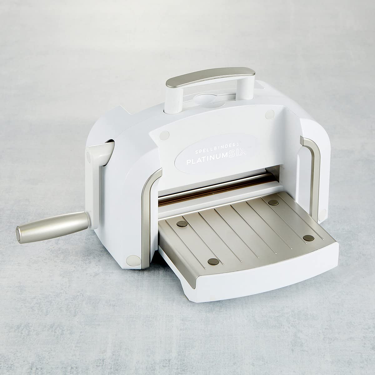 Spellbinders Platinum 6 Inch Die Cutting and Embossing Machine with Universal Plate System - Perfect for Card Making, Scrapbooking, and DIY Paper Crafts