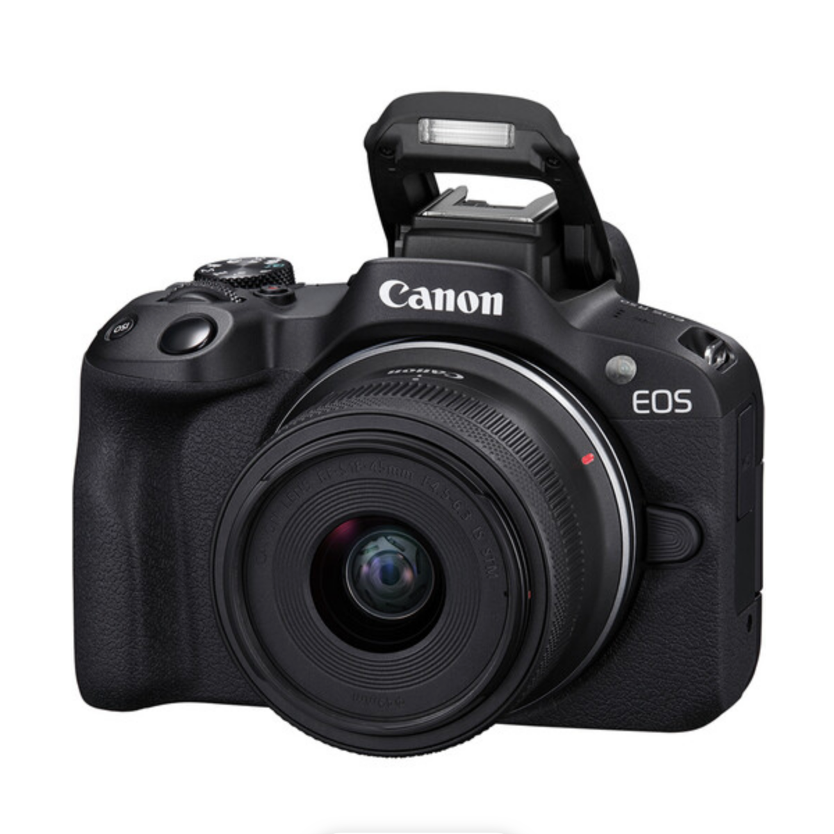 Canon EOS R50 Mirrorless Camera with RF-S 18-45mm f/4.5-6.3 IS STM Lens (Black) - Perfect for Vlogging, Travel Photography & Content Creation