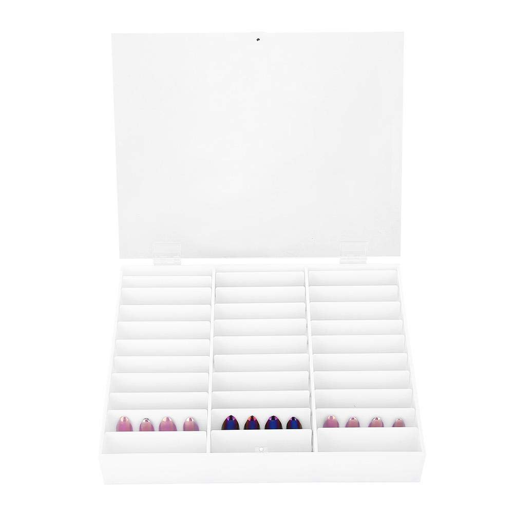 Professional Nail Art Storage Box - Empty Nail Tips Organizer & Fake Nail Display Case for Salon, Home, and Travel Use - Perfect for Nail Artists and DIY Enthusiasts