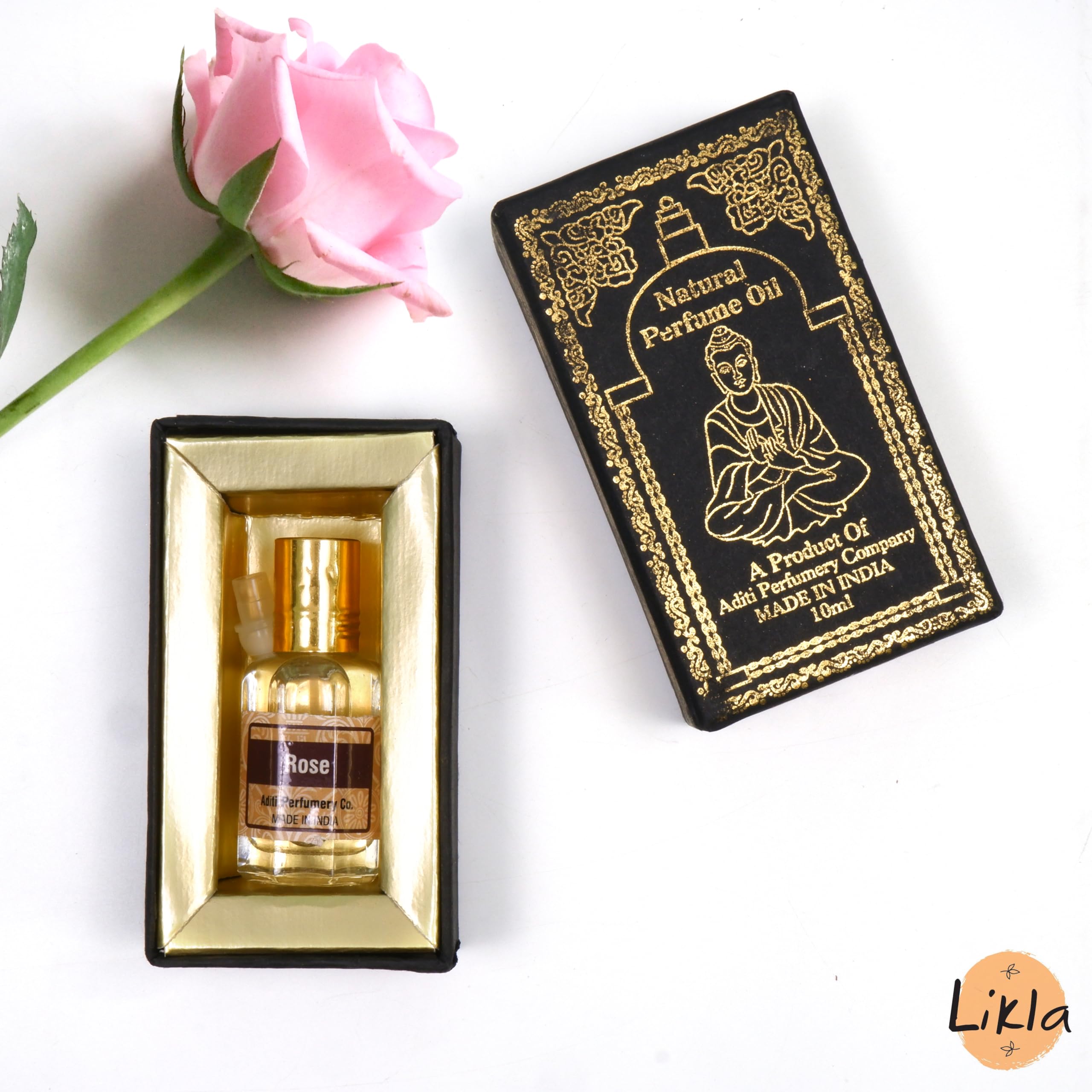 Likla Rose Perfume Oil - Exotic Unisex Fragrance for Men & Women | 10ml Concentrated Arabic Perfume Oil | Alcohol-Free, Long-Lasting Scent | Perfect for Daily Wear, Special Occasions & Gift Giving