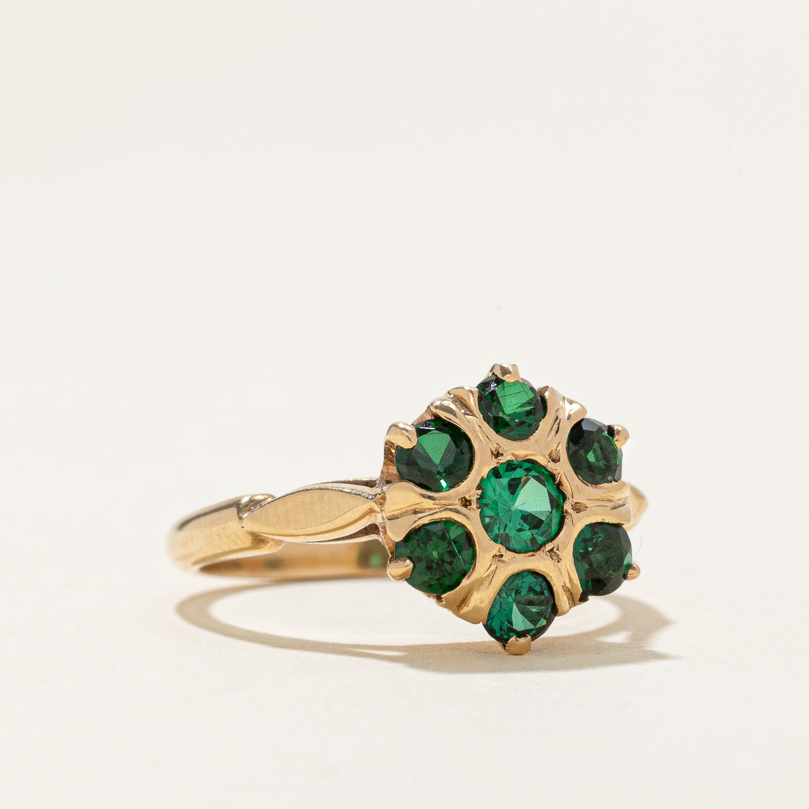 Synthetic Spinel Cluster Ring - 0.34 Carat Total Weight (CTW) - Size 6 - Elegant Statement Jewelry for Women, Perfect for Parties, Weddings & Special Occasions