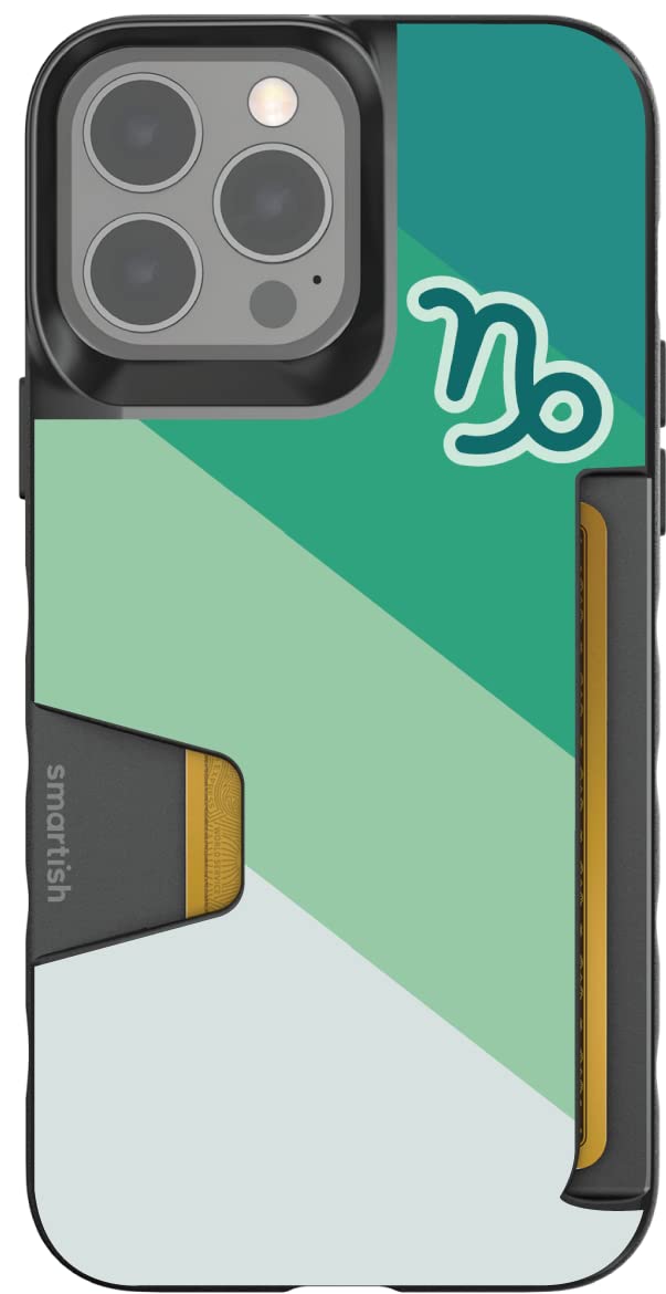Smartish Capricorn iPhone 13 Pro Max Wallet Case - Slim Protective Credit Card Holder for iPhone 13 Pro Max | Wallet Slayer Vol 1 | Perfect for Everyday Use, Travel & Secure Storage