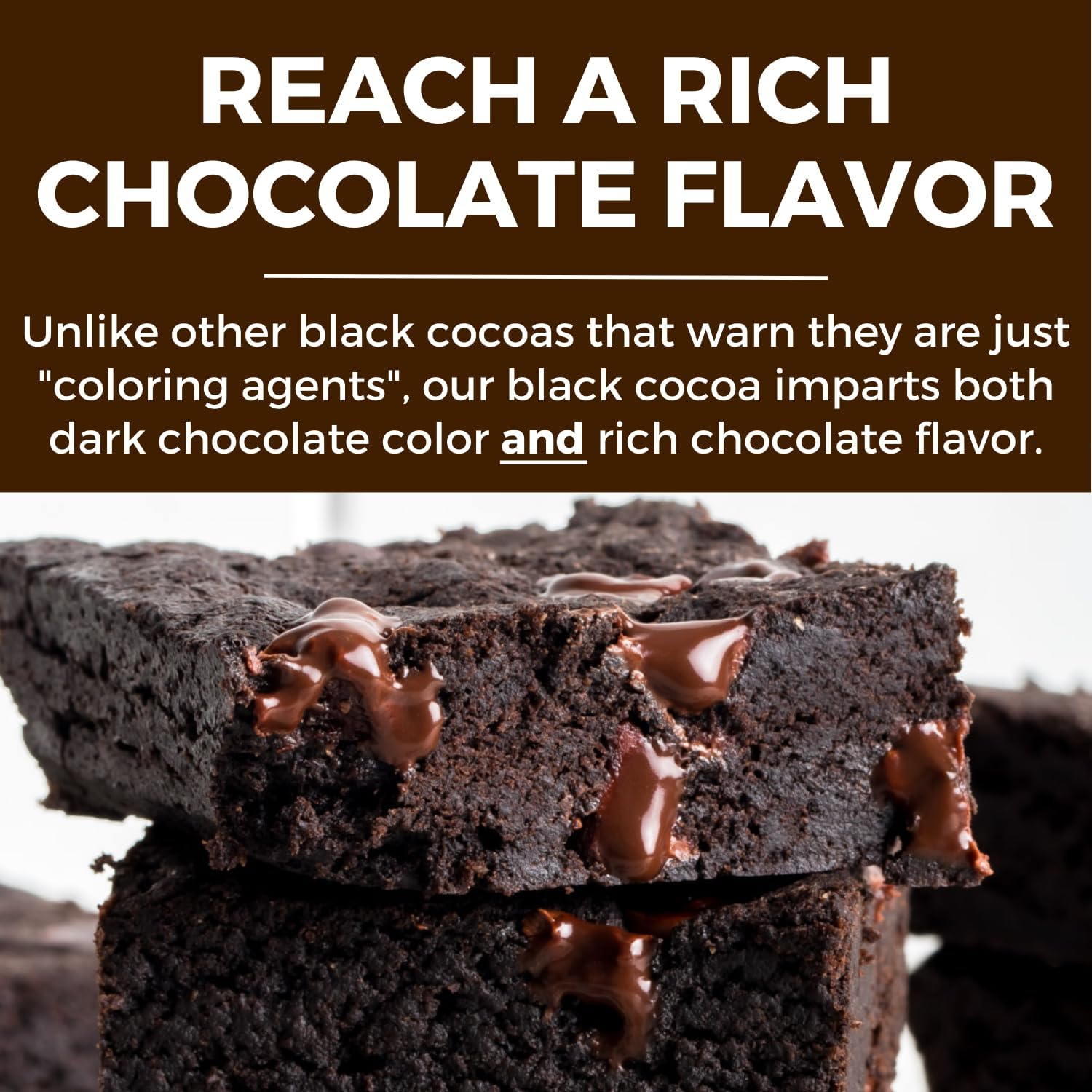 Black Cocoa Powder 8 oz - Extra Dark, Dutch-Processed, Unsweetened, Fair Trade Certified - Perfect for Dark Chocolate Baked Goods, Rich Flavor Enhancer, Natural Black Food Coloring Substitute - Ideal for Cakes, Cookies, and Desserts