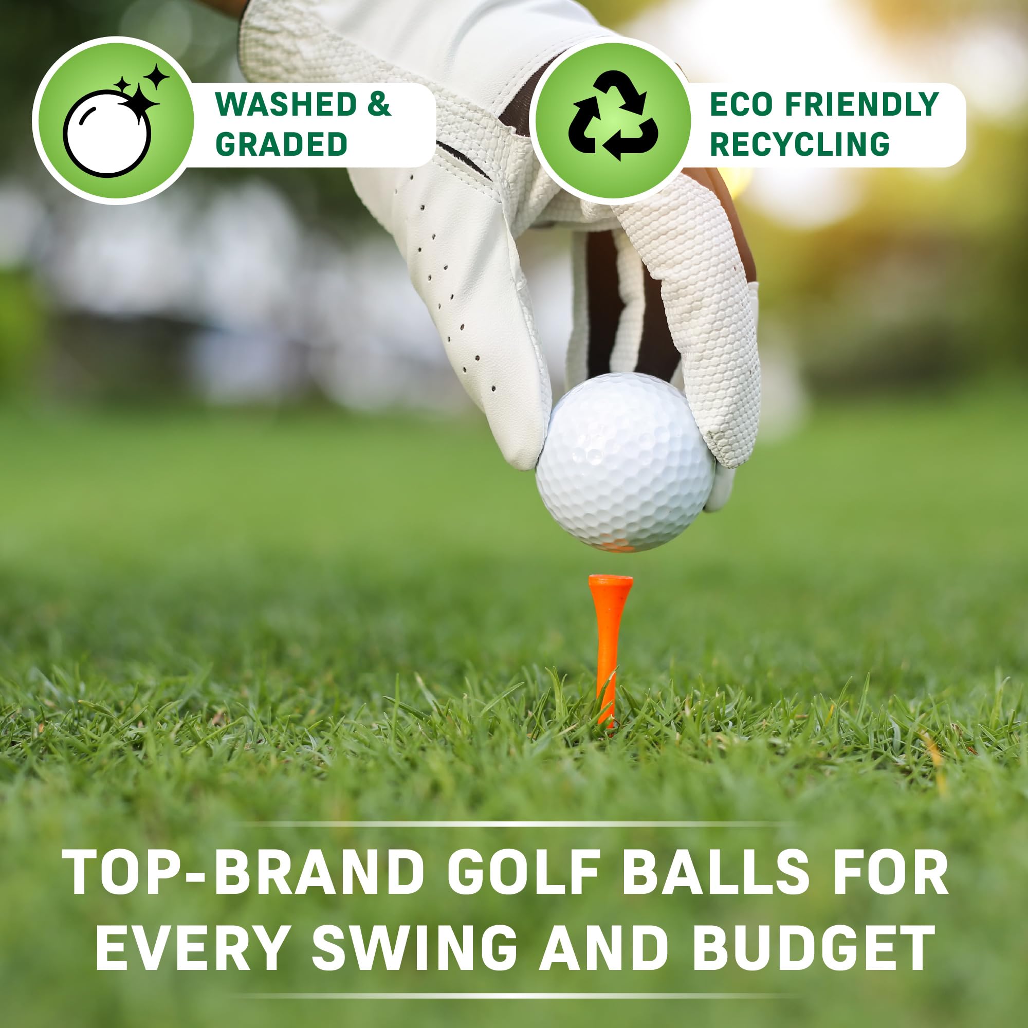 Premium Used Golf Balls - Supersoft Feel for Maximum Distance & Control | Golf Ball Planet | Perfect for Practice, Driving Range & Casual Play