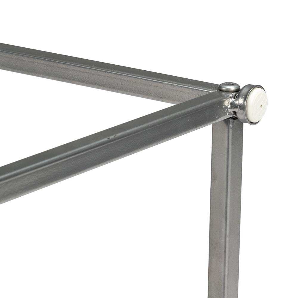 Black MDF Countertop with Grey Wrought Iron Base - Single Layer Snack Table for Kitchen, Bar, or Living Room | Modern Artisanal Side Table for Small Spaces