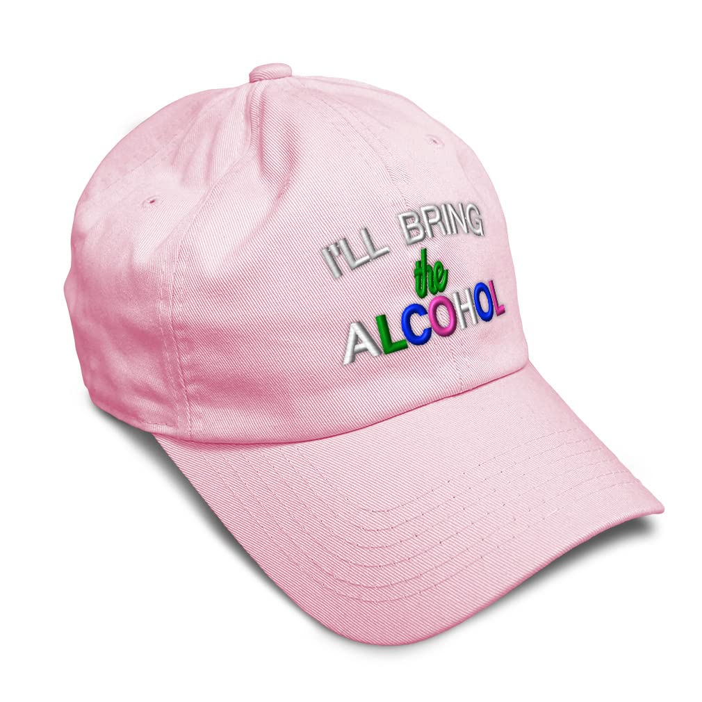 1 Piece Soft Baseball Cap - Funny 'I'll Bring The Alcohol' Liquor Dad Hat for Men & Women - Perfect for Parties, Gifts & Casual Wear