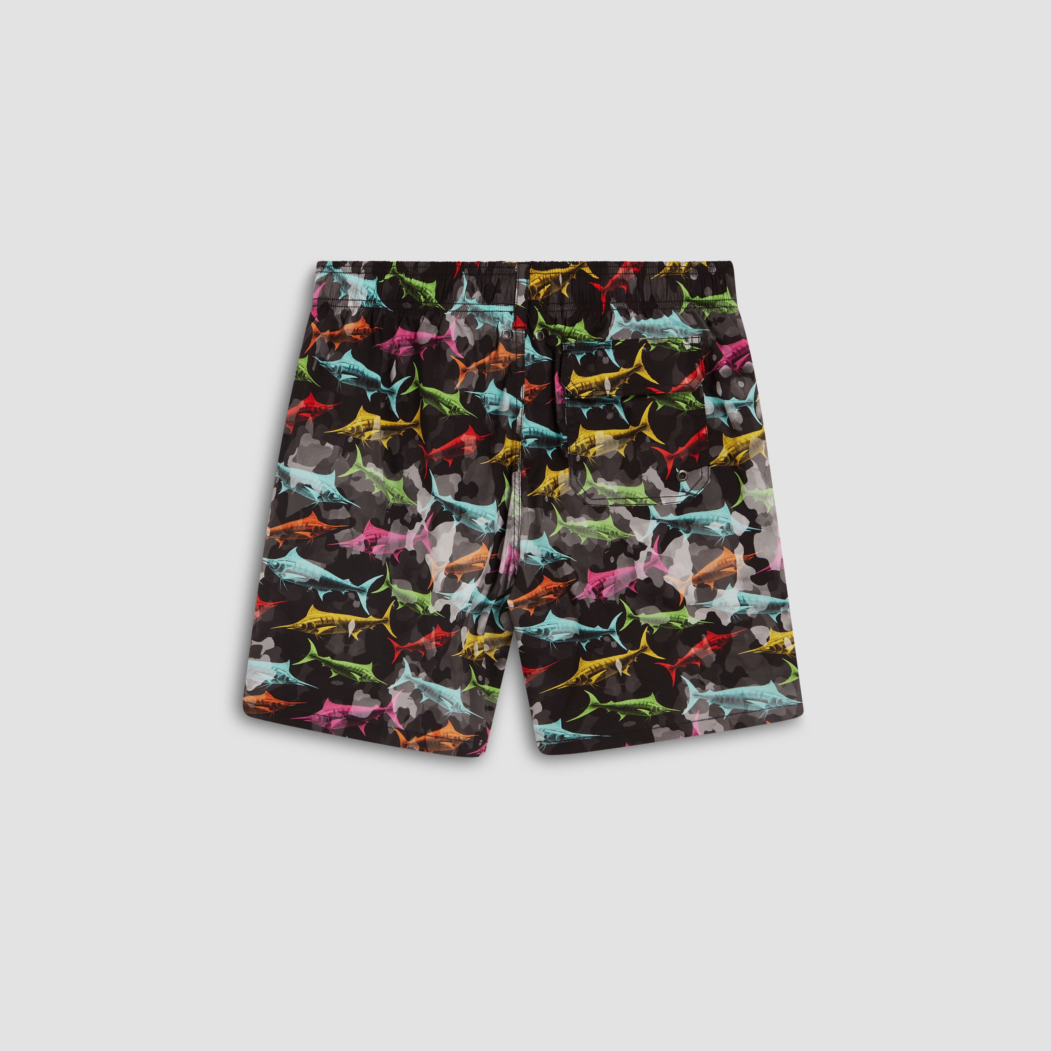 Cosmo Fish Swim Trunks for Men - Quick Dry Beach Shorts with UPF 50+ Sun Protection - Perfect for Swimming, Surfing, and Summer Vacations