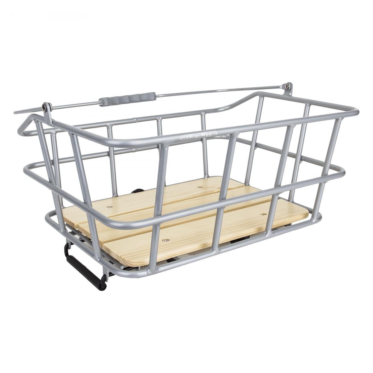 Sunlite Basket Light - LED Tubular Racktop Aluminum Wood Finish - Perfect for Kitchen, Pantry, and Closet Storage