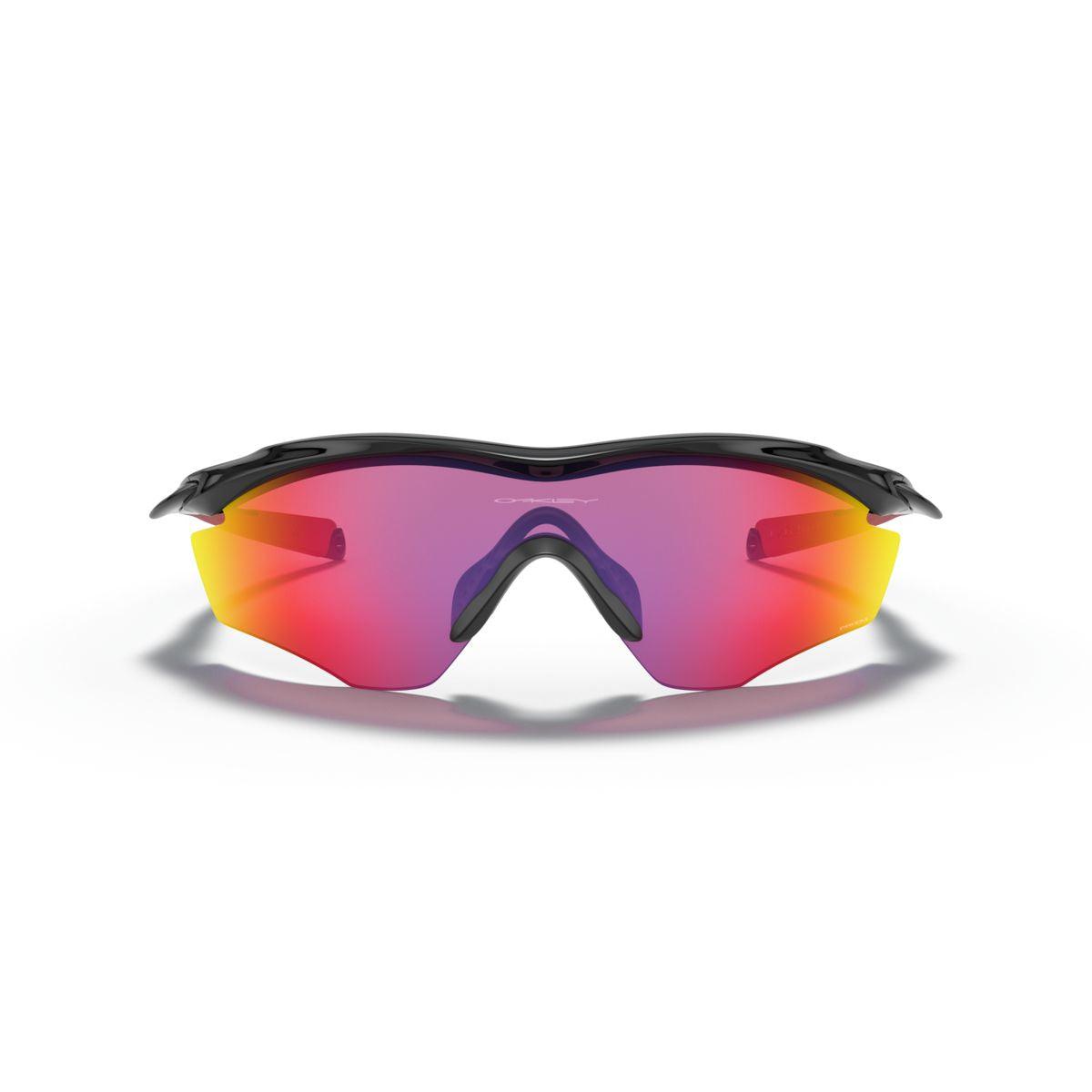 Oakley M2 Frame XL Sunglasses - Polished Black with Prizm Road Lenses (0OO9343 934308) for Cycling, Running & Outdoor Sports