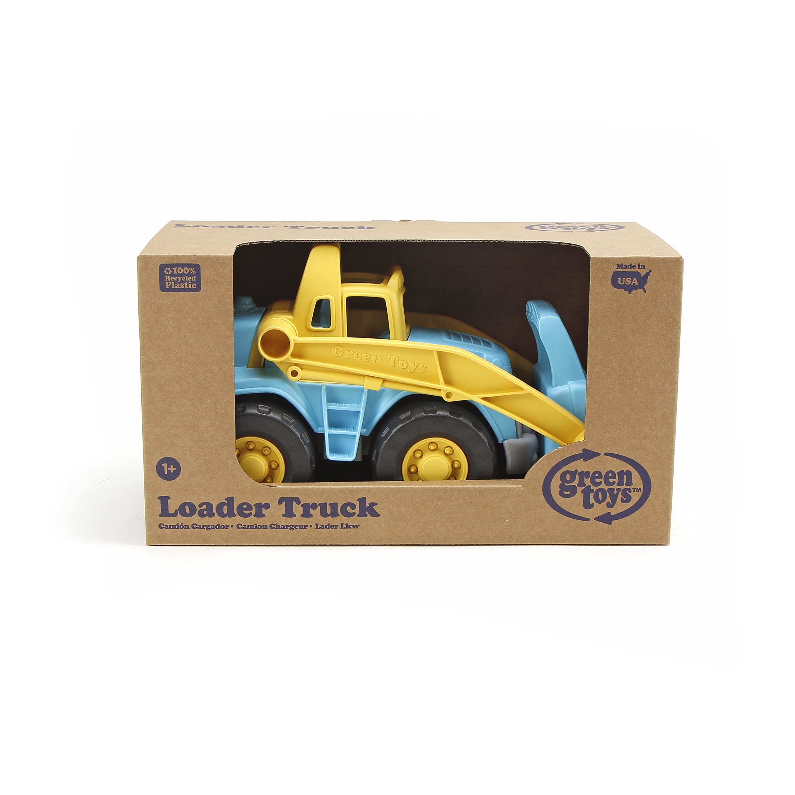 Green Toys Construction Dump Truck - Eco-Friendly Toy for Kids, Made from 100% Recycled Plastic - Perfect for Sandbox Play, Outdoor Activities & Imaginative Play