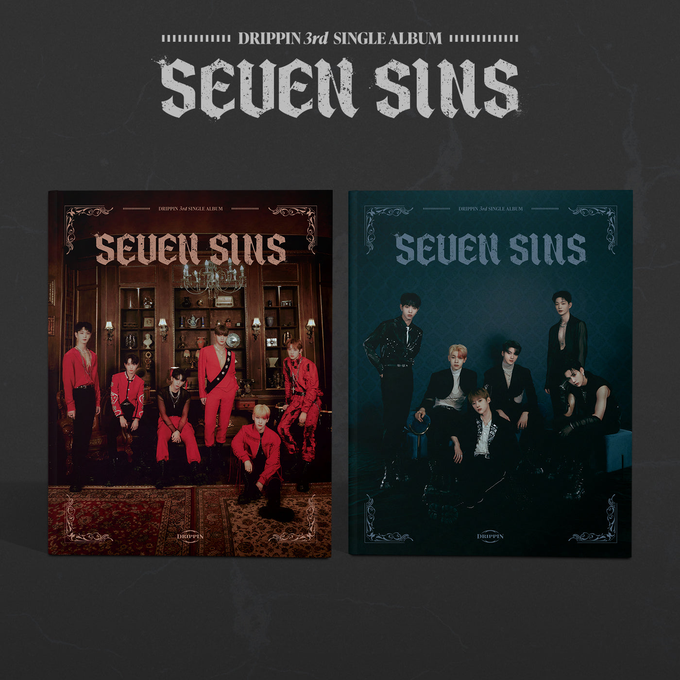 DRIPPIN 3RD SINGLE ALBUM 'SEVEN SINS' - K-Pop Music CD | Perfect for K-Pop Fans & Collectors | Great for Gifts, Parties & Dance Performances