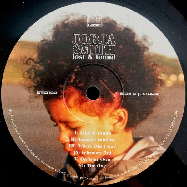 Jorja Smith Lost & Found Vinyl LP Album 180g Near Mint (NM/M) - Perfect for Record Collectors & Music Lovers