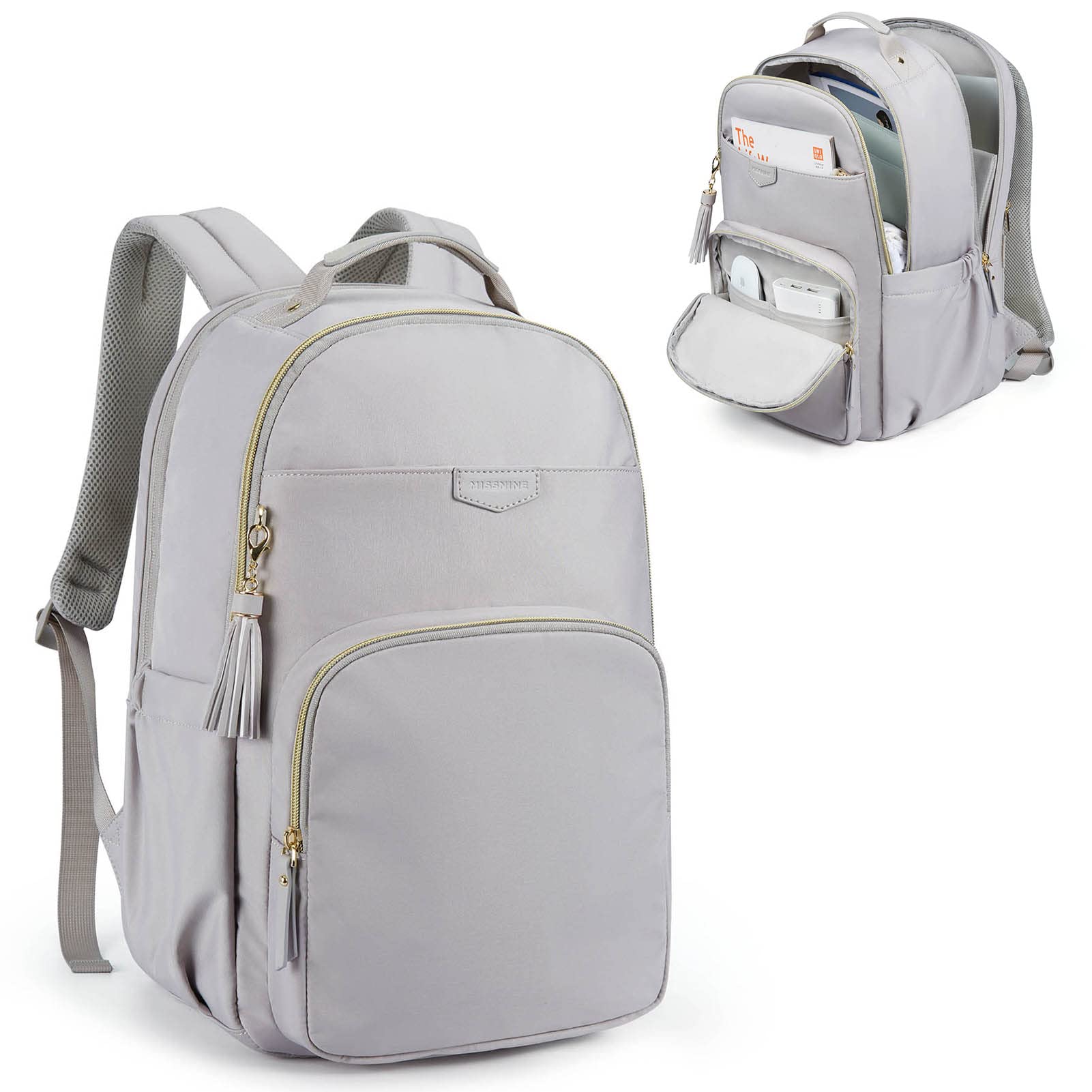 Missnine Laptop Backpack - Stylish Travel & Work Bag for College & Business