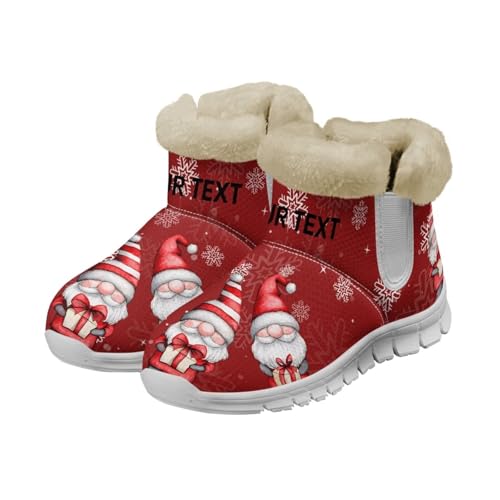 Red Santa Claus Snowflakes