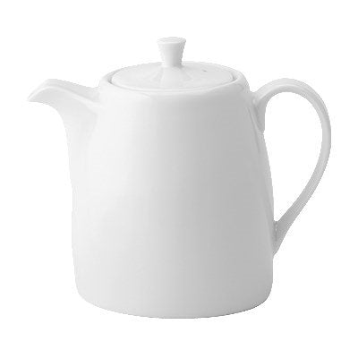 Premium Anton Black 14 Oz Porcelain Teapot with Lid - Elegant Tea Brewing Set (6-Pack) - Perfect for Home, Office, Restaurants & Tea Ceremonies