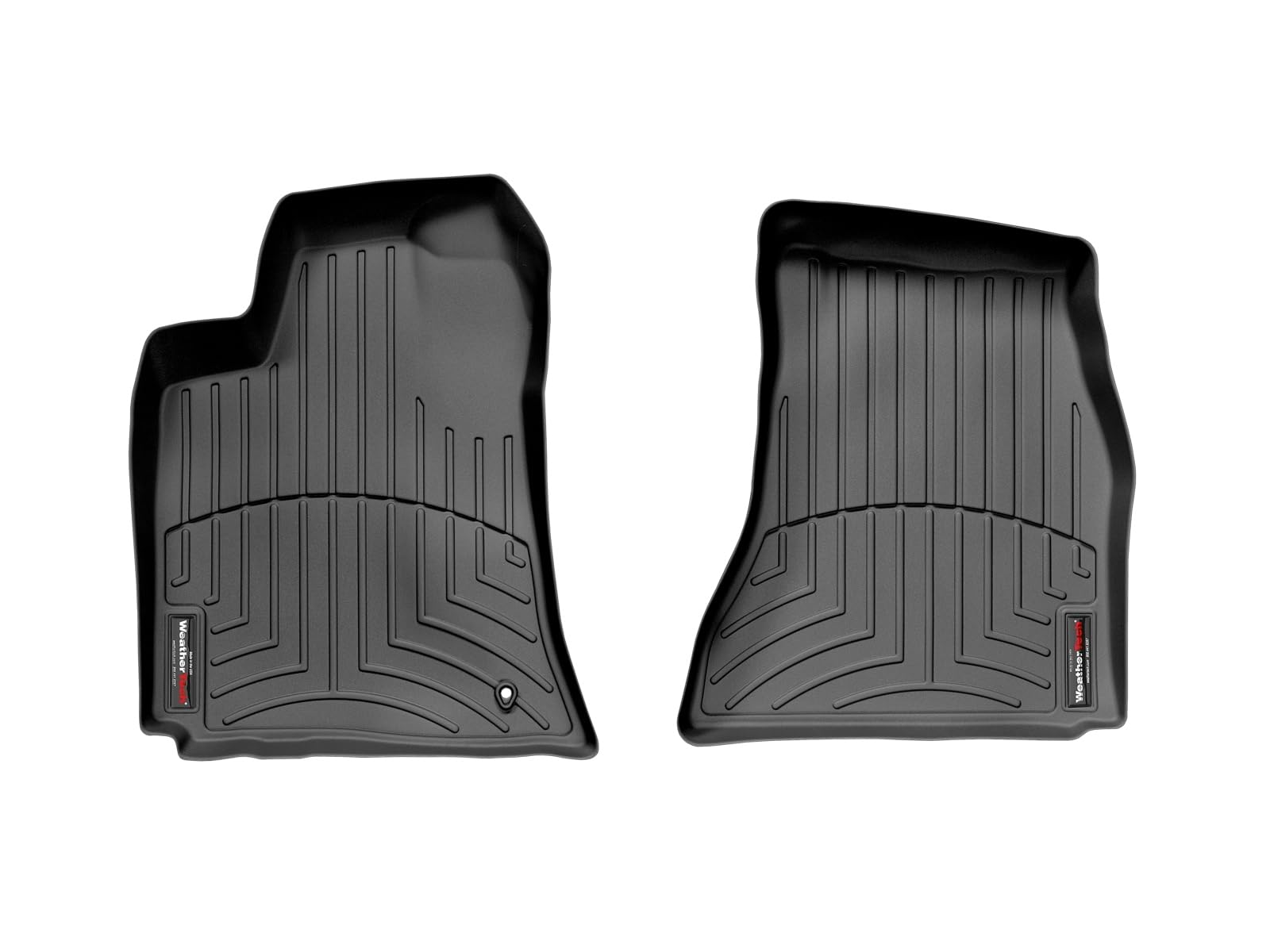 WeatherTech Custom Fit FloorLiners for Dodge Charger, Chrysler 300 & Magnum - 1st Row Black (440691) - All-Weather Protection for Cars, SUVs & Trucks - Perfect for Road Trips, Commuting & Family Adventures