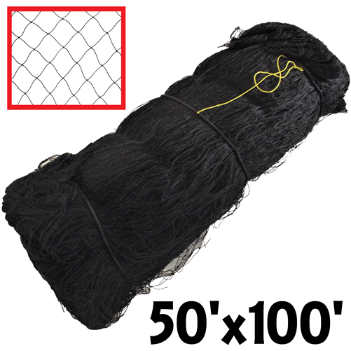 50x100ft Heavy Duty Anti Bird Netting - Durable Poultry Aviary Net for Garden Protection, Fruit Trees & Chicken Coops | UV Resistant Bird Barrier for Outdoor Use