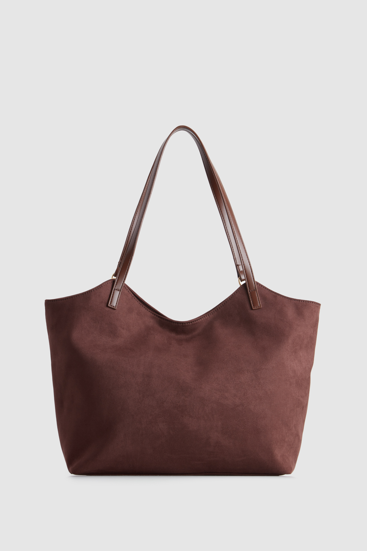 Vegan Suede Tote Bag for Women - Eco-Friendly Iris Handbag with Spacious Interior, Perfect for Work, Travel & Everyday Use