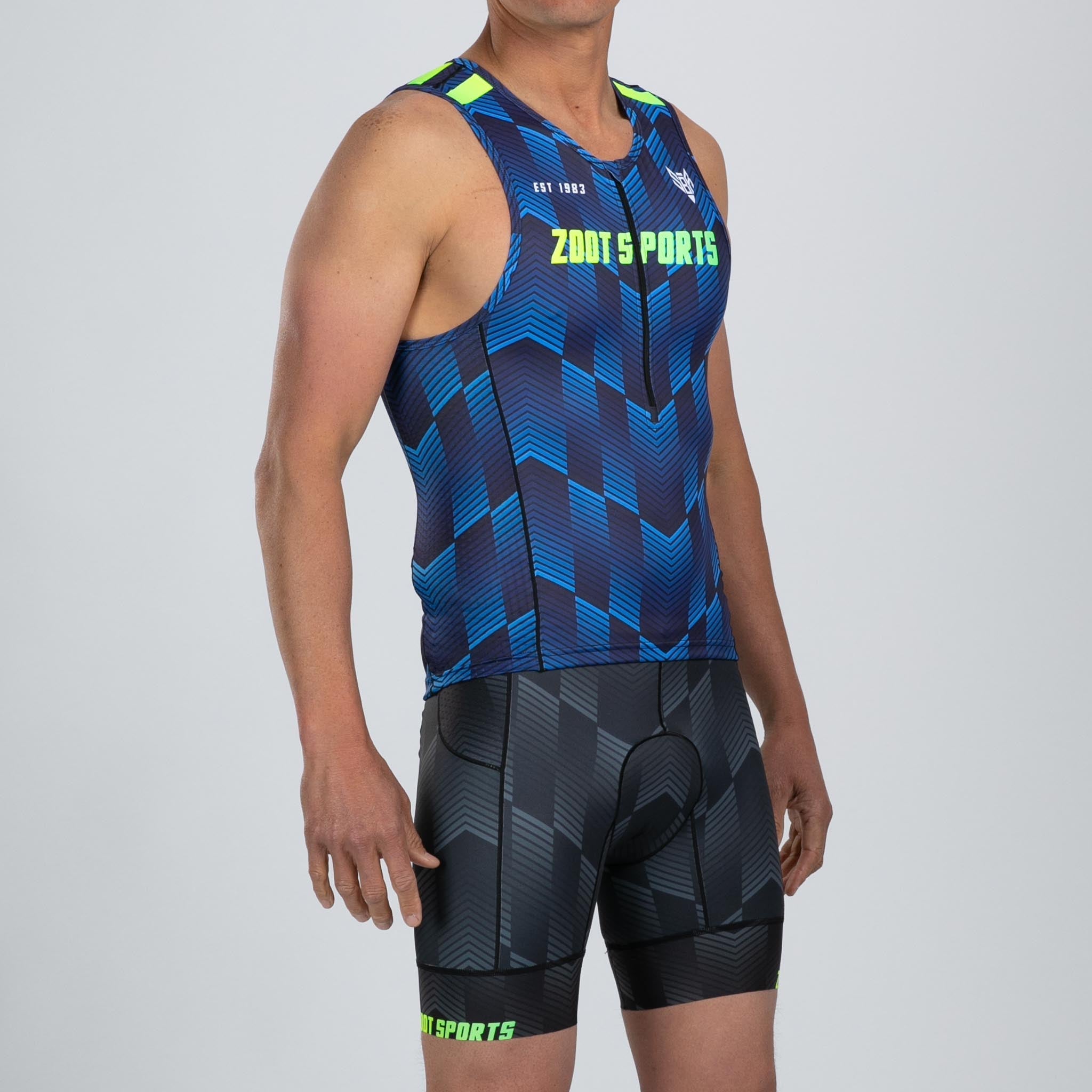 Men's Limited Edition Tri Tank Top - Breathable & Quick-Dry Performance Shirt for Running, Gym & Workouts | Speedway Racing Inspired Athletic Wear