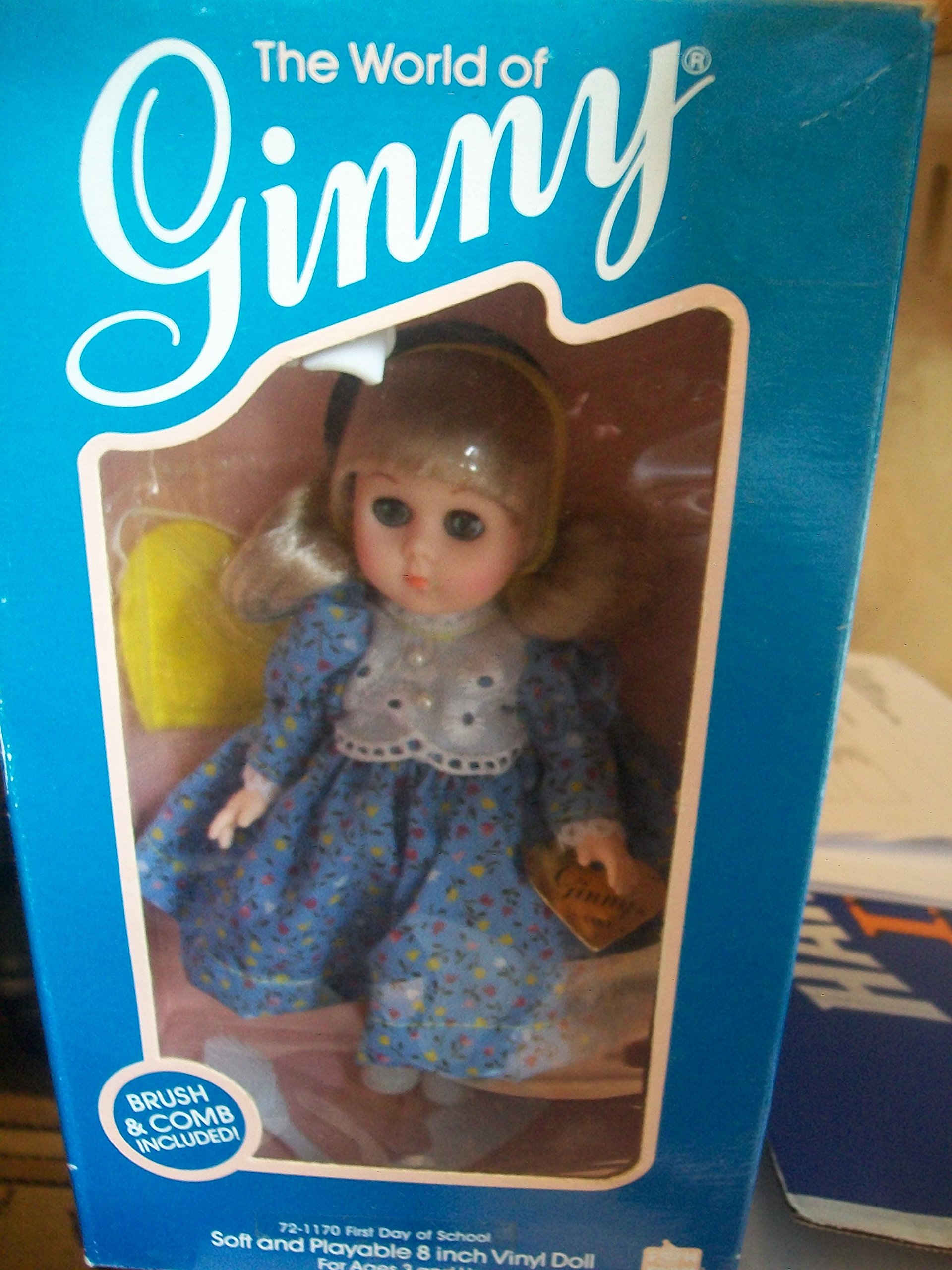 Ginny Doll #72-1170 - First Day of School Collectible Toy for Kids | Perfect Gift for Back to School & Birthday Celebrations