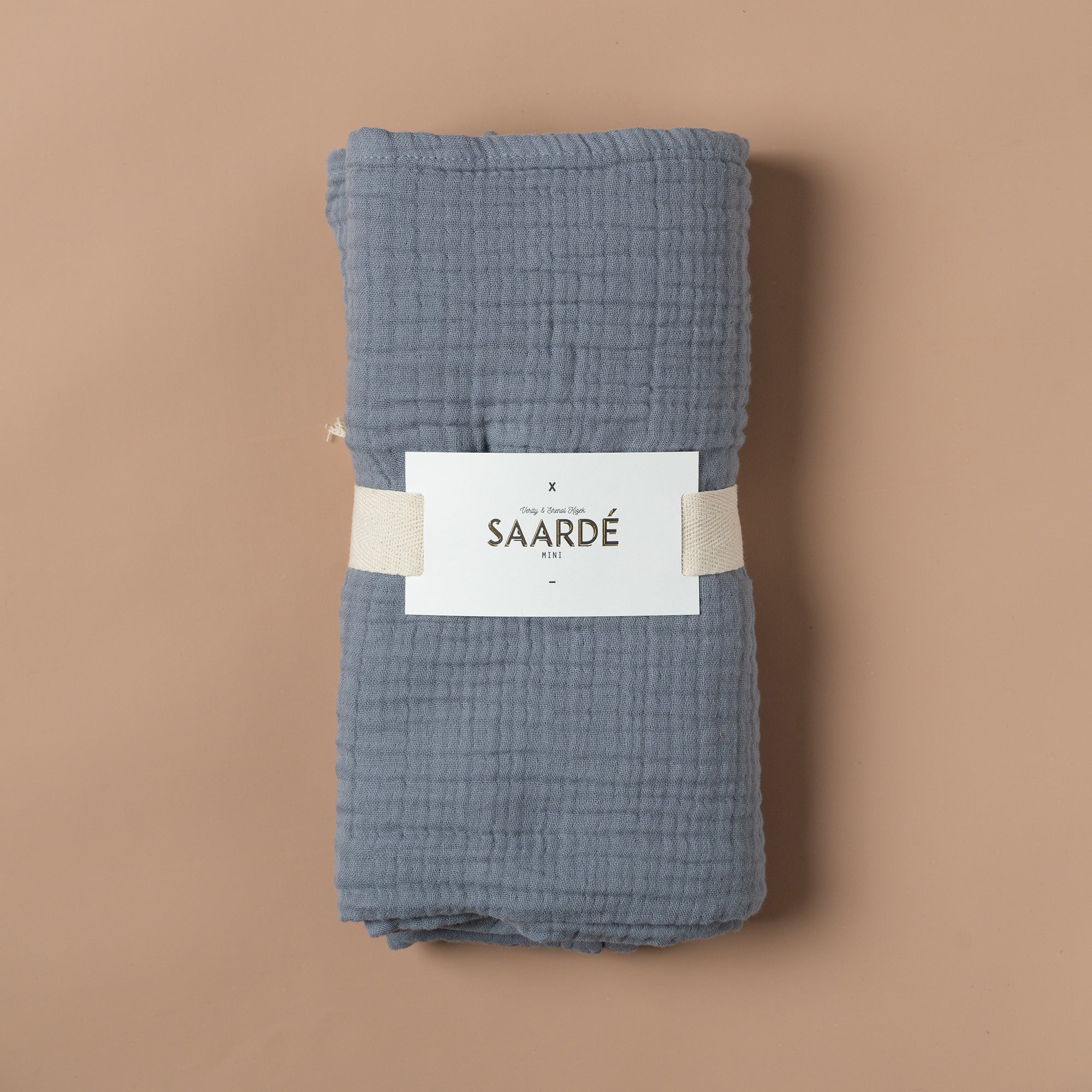 Enes Crinkle Baby Blanket - Soft & Safe Sensory Blanket for Infants & Toddlers | Pale Grey | Perfect for Playtime, Tummy Time & Nursery Comfort